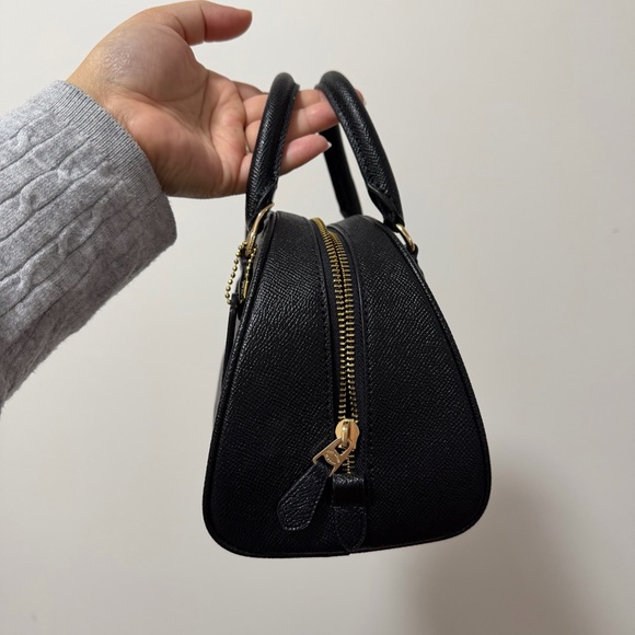 Coach Sydney Satchel Black Handbag - Picture 3 of 8